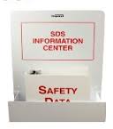 SDS INFORMATION CENTER W/
3-RING BINDER