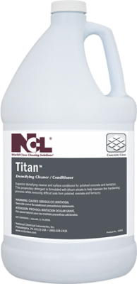 TITAN - DENSIFYING CLEANER
AND CONDITIONER FOR
TERRAZZO/CONC