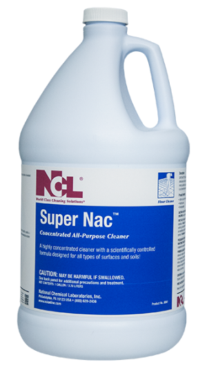 SUPER NAC CONCENTRATED ALL PURPOSE CLEANER (4/1GAL)