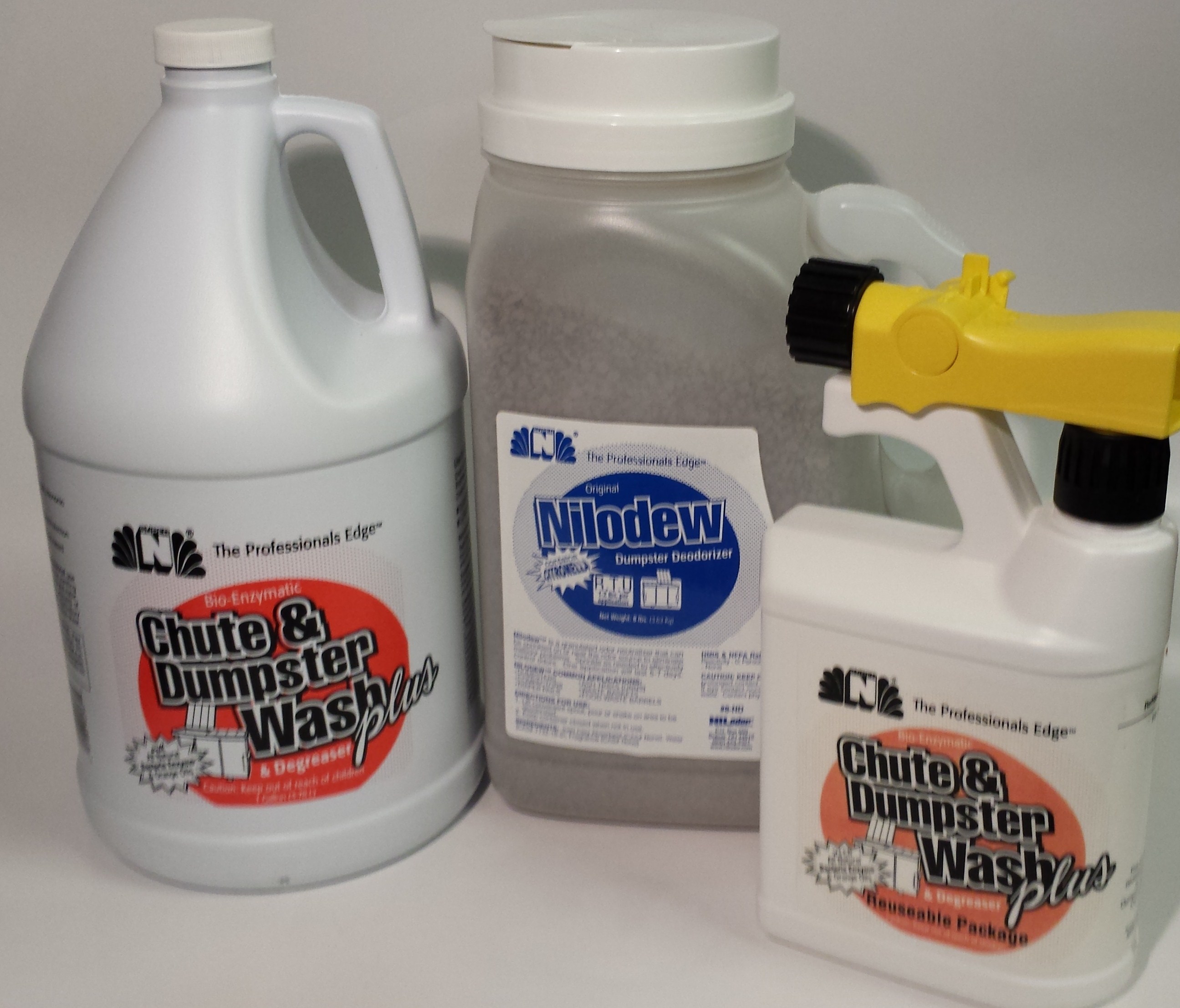 CHUTE &amp; DUMPSTER WASH PLUS CLEANING KIT (3PIECE)