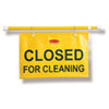 HANGING SIGN &quot;CLOSED FOR
CLEANING&quot; - YELLOW