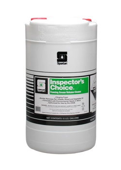 INSPECTORS CHOICE HIGH
FOAMING FOOD SERVICE
DEGREASER(15GAL)