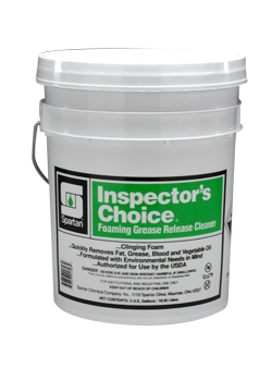 INSPECTORS CHOICE HIGH
FOAMING FOOD SERVICE
DEGREASER(5GAL)