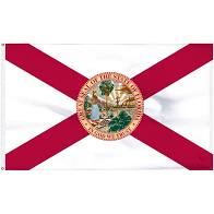 FLORIDA FLAG 8X12