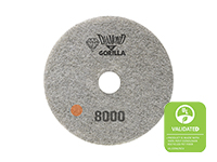 GORILLA - 17&quot; 8000G ORANGE DIAMOND PAD (2/CS)