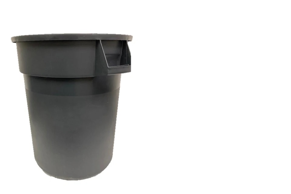 32 GAL WASTE RECEPTACLE - GRAY