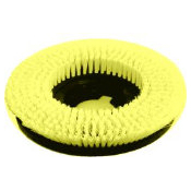 15&quot; SOFT POLY BRUSH W/ &#39;B&#39; PLATE - YELLOW