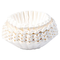 COMMERCIAL COFFEE FILTERS, 12  CUP SIZE, FLAT BOTTOM, 500/BG 