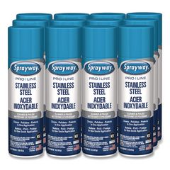 CLAIRE SPRAYWAY STAINLESS  STEEL CLEANER, OIL-BASED 
