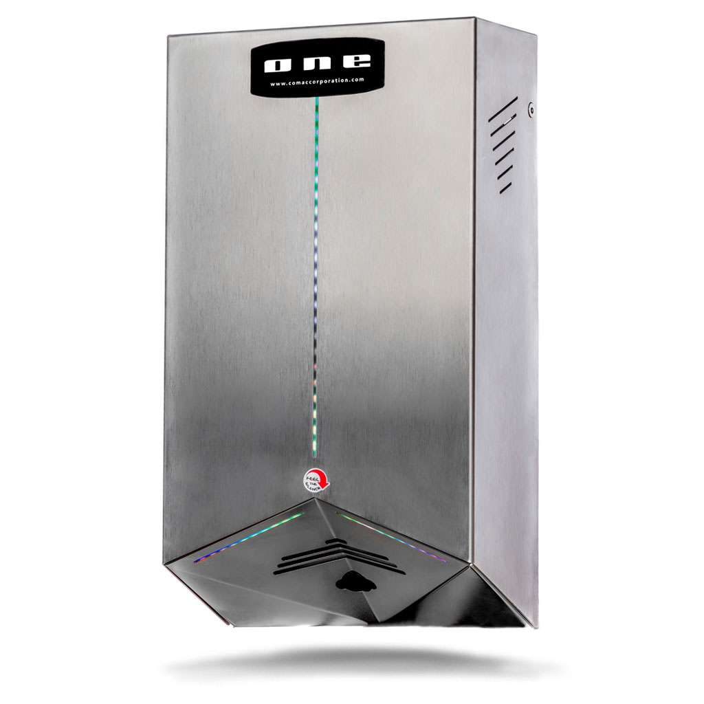COMAC 'ONE' 1450W HAND DRYER -  BRUSHED S.S.