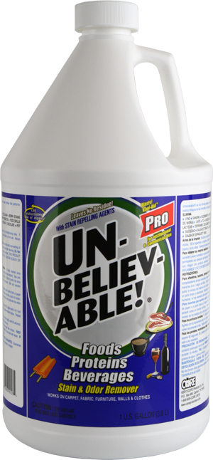 UNBELIEVABLE FOOD PROTEIN &amp; BEV. REMOVER (4/1GAL)