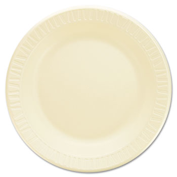 10&quot; CHAMPAGNE LAMINATED FOAM PLATE (4/125)