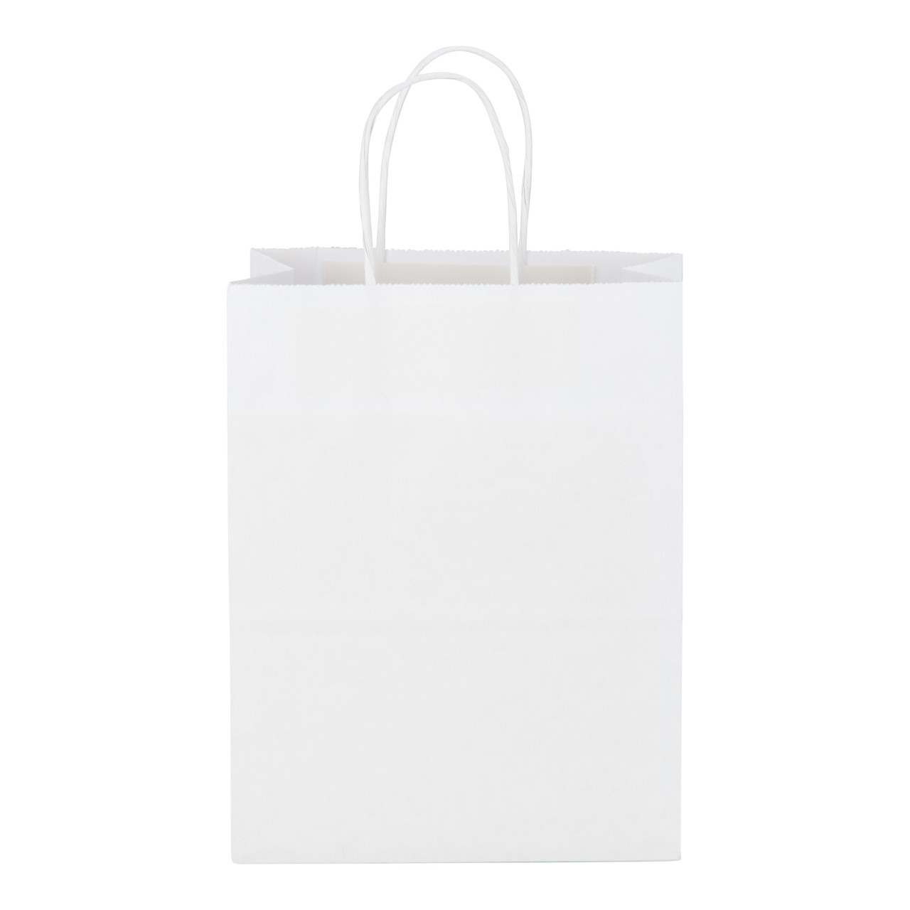 BAGS 60# GROCERY BAG WITH  TWIST HANDLE - WHITE 