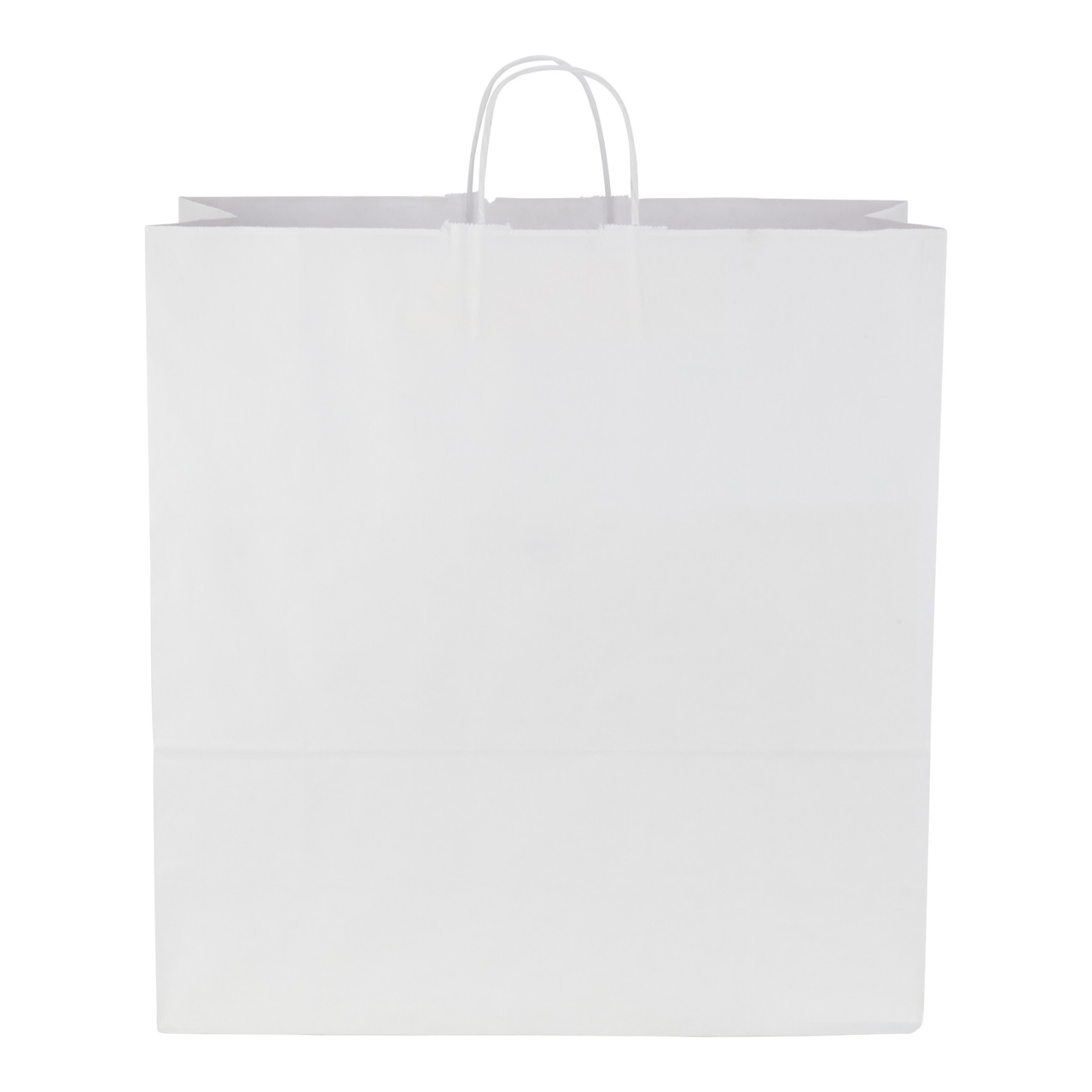 BAGS 70# GROCERY BAG WITH  TWIST HANDLE - WHITE 
