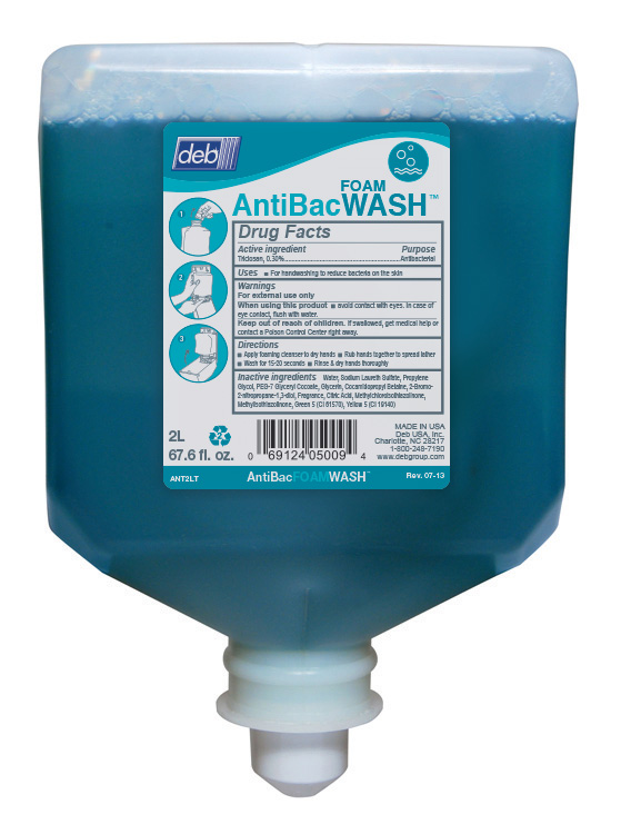 DEB AERO GREEN FOAM ANTIBACTERIAL SOAP (4/2L)