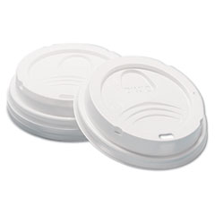 DOME HOT DRINK LID FOR 8OZ CUP - WHITE (1000/CS)