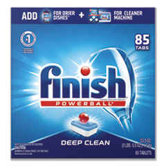 FINISH POWERBALL DISWASHER TABS, FRESH SCENT (85/BX)
