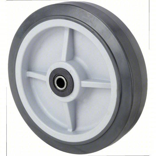 CASTER WHEEL 8&quot; DIA. X 2&quot; WD.  POLYURETHANE, 900LB LOAD, STD