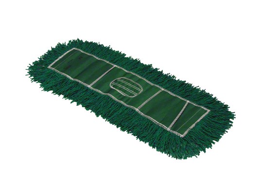 24&quot; GREEN BLENDED LOOPED DUST MOP REFILL (12/CS)