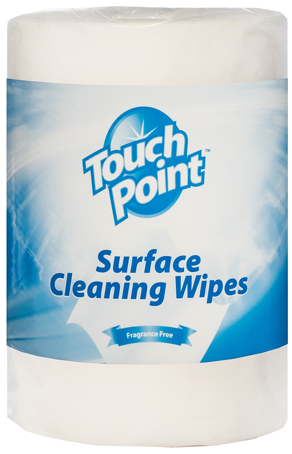 TOUCHPOINT SURFACE CLEANSING WIPE - QUAT (400SHT/2RL)