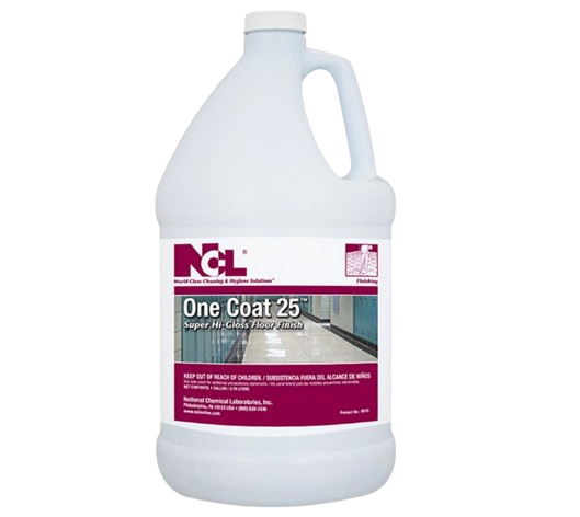 ONE COAT 25 SUPER HIGH GLOSS  FLOOR FINISH (4/1GAL)