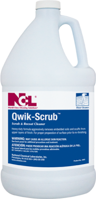 QWIK-SCRUB - SCRUB &amp; RE-COAT CLEANER (4/1GAL)