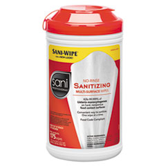 SANITIZING MULTI-SURFACE WIPES, 175/CONTAINER (6/CS)