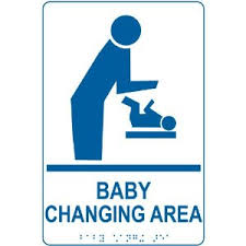 7X10 CUSTOM SIGN RP - BABY CHANGING
