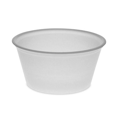 PORTION CUP PLASTIC 2 oz -  CLEAR (12/125)