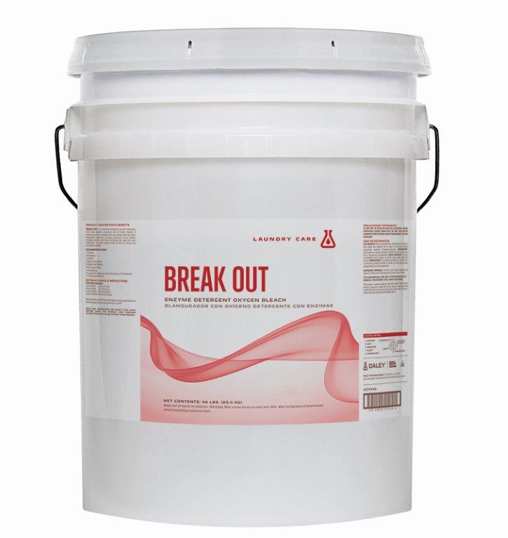 BREAK OUT CHLORINATED LAUNDRY DETERGENT (45LB)