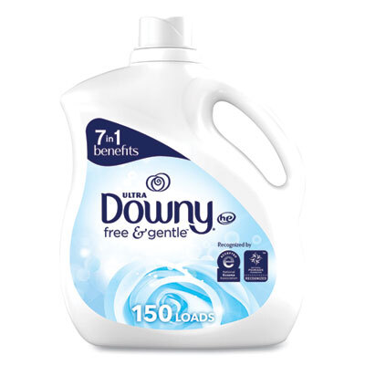 DOWNY FREE &amp; GENTLE LIQUID  FABRIC SOFTENER, UNSCENTED, 