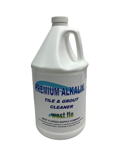 WEST FLO TILE &amp; GROUT CLNR ALKALINE BASED (4/1GAL)