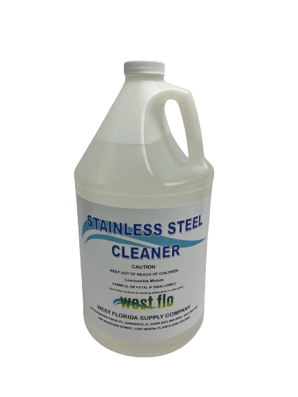 WEST FLO STAINLESS STEEL CLNR LIQ OIL-BASE (4/1GAL)