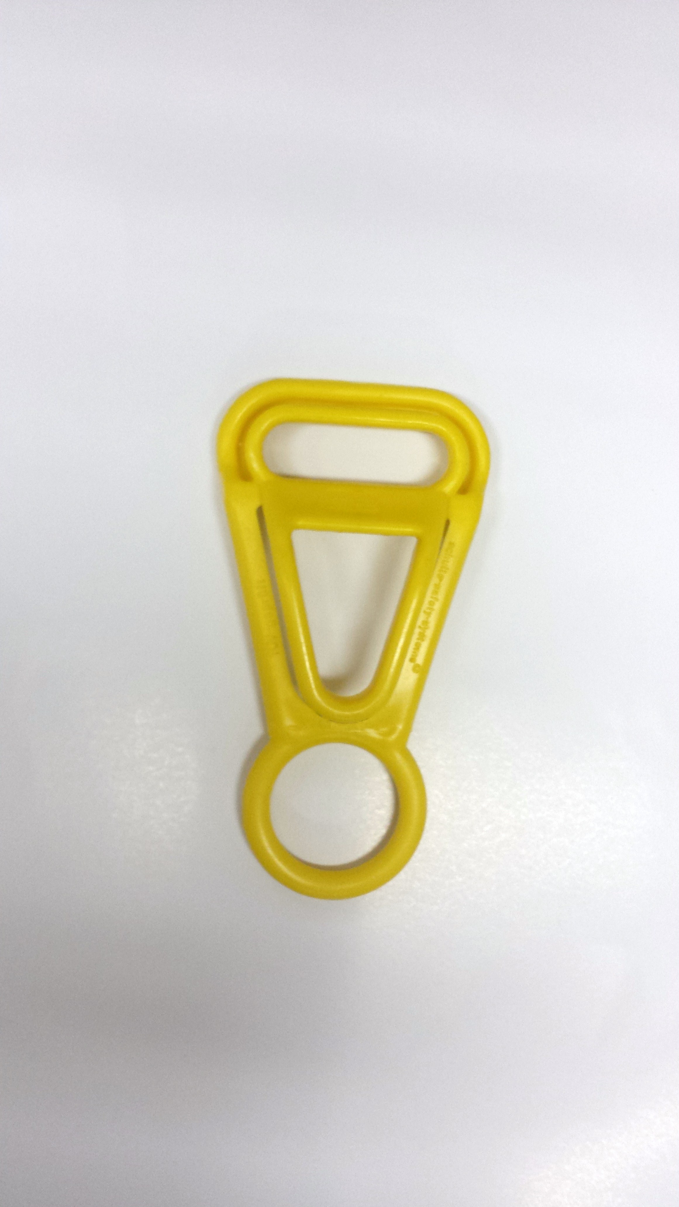 EXTENSION CORD RING YELW PLSTC