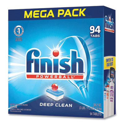 FINISH POWERBALL DISHWASHER  TABS, FRESH SCENT, 