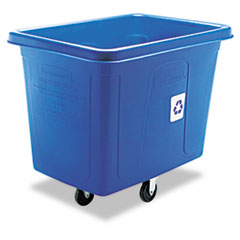 16 CF COMMERCIAL CUBE TRUCK - RECYCLING BLUE
