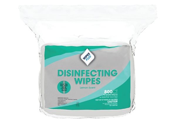 WIPES PLUS DISINFECTING  SURFACE WIPES 800CT (4/CS)