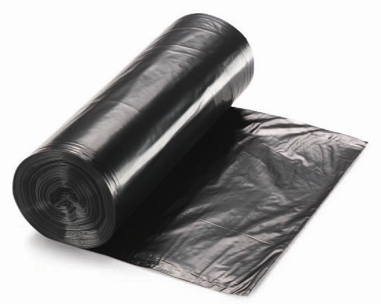 STRETCH FIT 35.5X50 1.1 MIL LD HAO POLYLINER- BLACK
