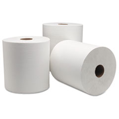 DUBL NATURE GREEN SEAL PROP ROLL TOWEL - WHITE (6RL/800&#39;)