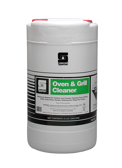 OVEN &amp; GRILL CLNR REMOVES BAKED-ON GREASE/CARBON (15GAL)