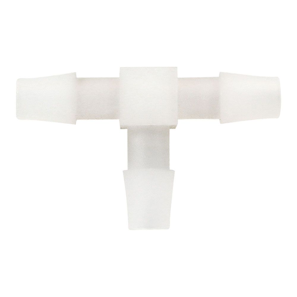 3/8&quot; X 3/8&quot; X 3/8&quot; BARB T CONNECTOR CENTER STOP
