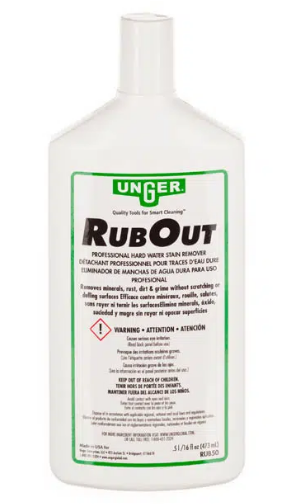 RUB OUT HARD WATER REMOVER (12/1PINT)