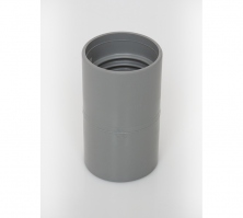 1 1/2" X 1 1/2" GREY THREADED HOSE CONNECTOR