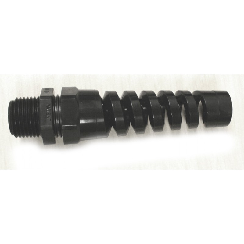 NYLON STRAIN RELIEF W/ LOCK NUT, .5460D
